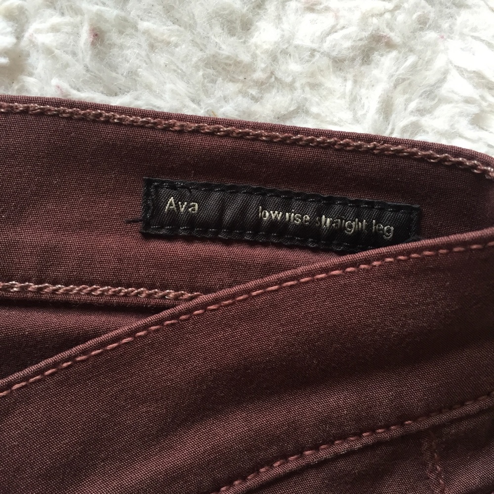 CITIZENS OF HUMANITY Maroon Ava Lowrise Jeans 27 - Picture 13 of 16